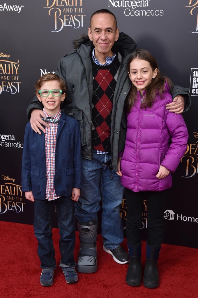 Gilbert Gottfried & Kids At The Premiere Of ‘Beauty And The Beast’
