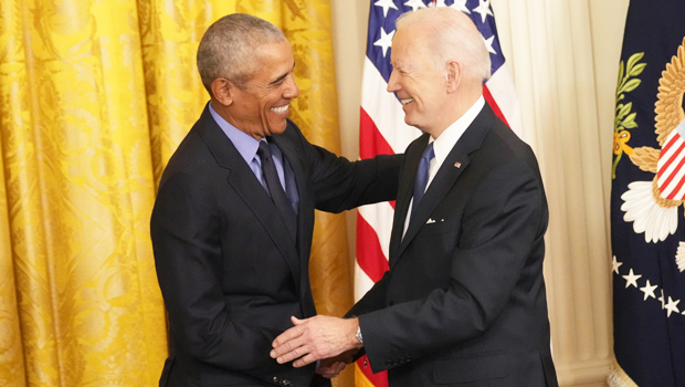 Joe Biden & Barack Obama Reunite At the White House for Healthcare Planning: Photo