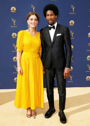Suleika Jaouad and Jon Batiste
70th Primetime Emmy Awards - Arrivals, Los Angeles, USA - 17 Sep 2018