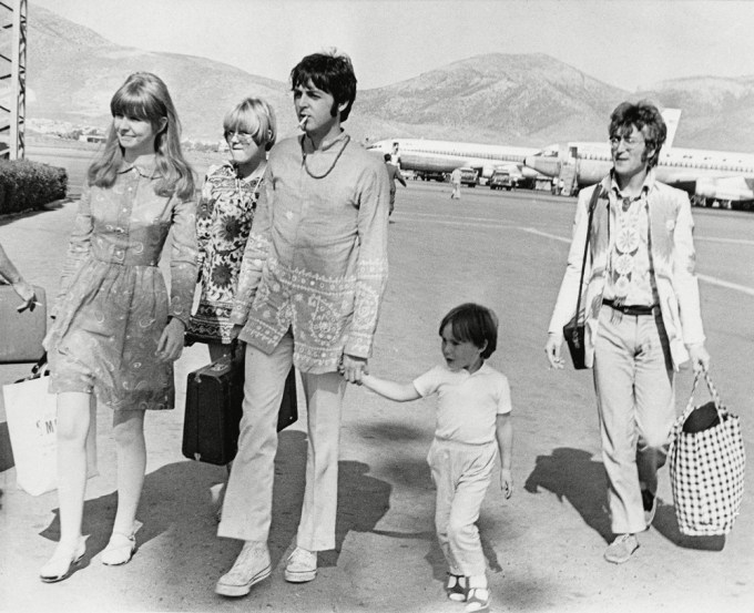 Julian With Paul McCartney