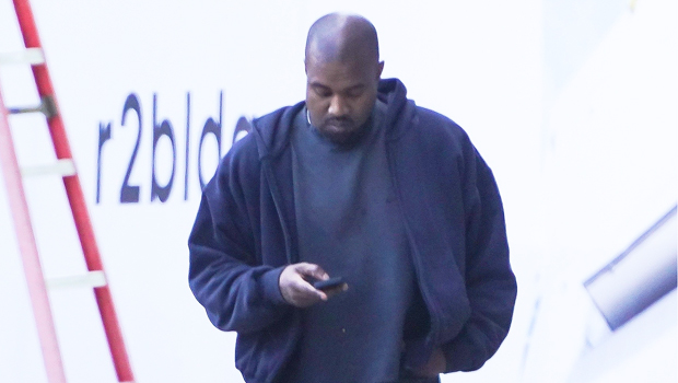 Kanye West Seen In 1st Photo Since Reportedly Pulling Out Of Coachella & Skipping Grammys