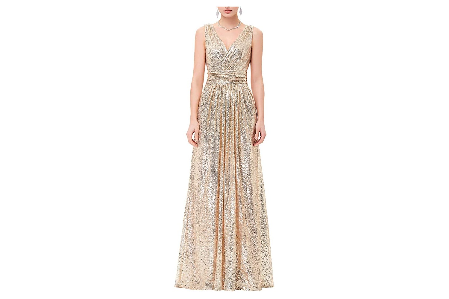 sequin maxi dress reviews