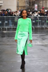 Kerry Washington attending Fendi Spring Summer 2023 Show during the Haute Couture Week in Paris in bright green Fendi look

Pictured: Kerry Washington
Ref: SPL5517584 260123 NON-EXCLUSIVE
Picture by: Marijo Cobretti / SplashNews.com

Splash News and Pictures
USA: +1 310-525-5808
London: +44 (0)20 8126 1009
Berlin: +49 175 3764 166
photodesk@splashnews.com

World Rights