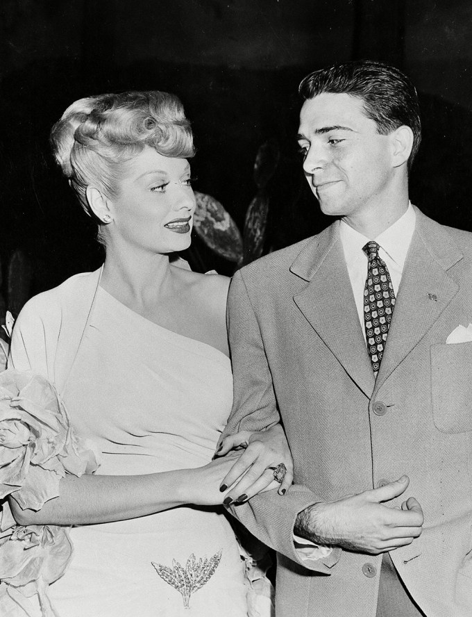Lucille Ball & Army Archerd In 1945