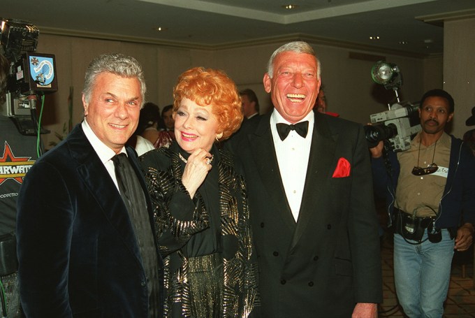Lucille Ball With Tony Curtis & Gary Morton