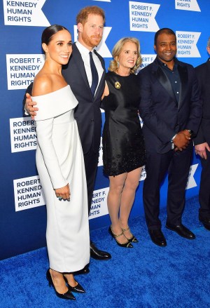 Meghan Duchess of Sussex, Prince Harry, Kerry Kennedy and Frank Baker
Ripple of Hope Awards, Arrivals, New York, USA - 06 Dec 2022