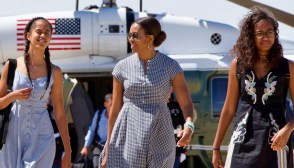 sasha obama, malia obama, michelle obama