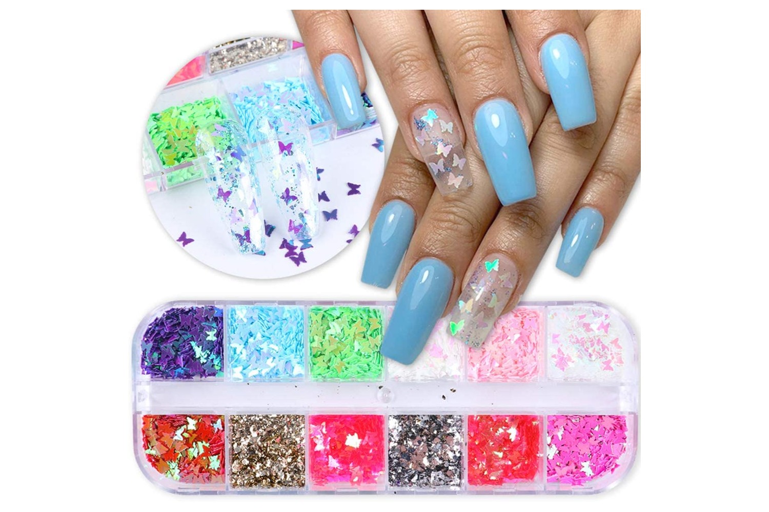 nail art glitter reviews