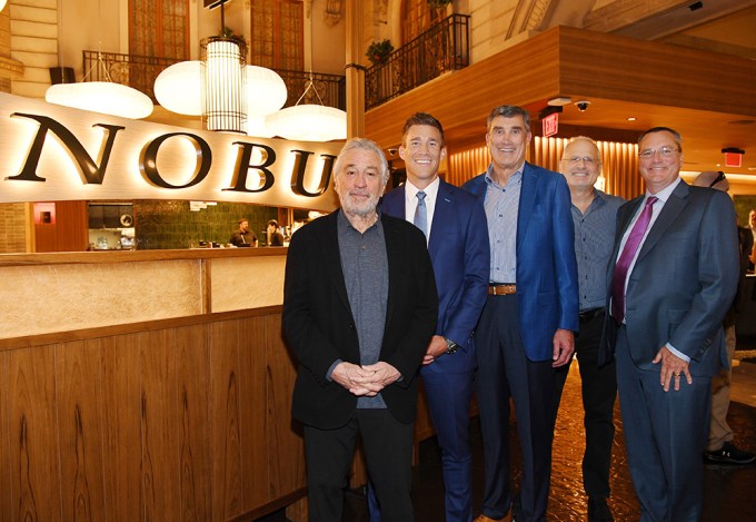 Nobu Hospitality Partner Robert De Niro Visits Nobu’s New Location At Paris Las Vegas