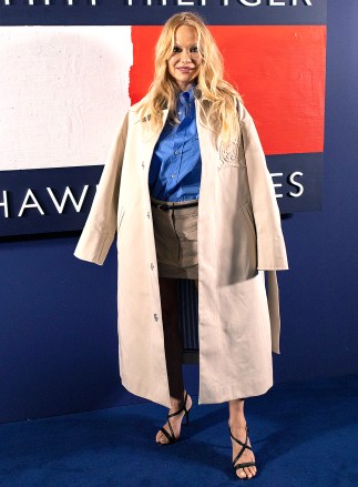 Canadian-American actress Pamela Anderson attends Tommy x Shawn The Classics Reborn Global Activation event at Cafe Koko in London, England, March 20, 2023. Tommy Hilfiger and Shawn Mendes capsule collection presentation in London , United Kingdom - March 20, 2023