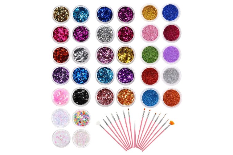 4. Nail Art Glitter Dust Collection - wide 1