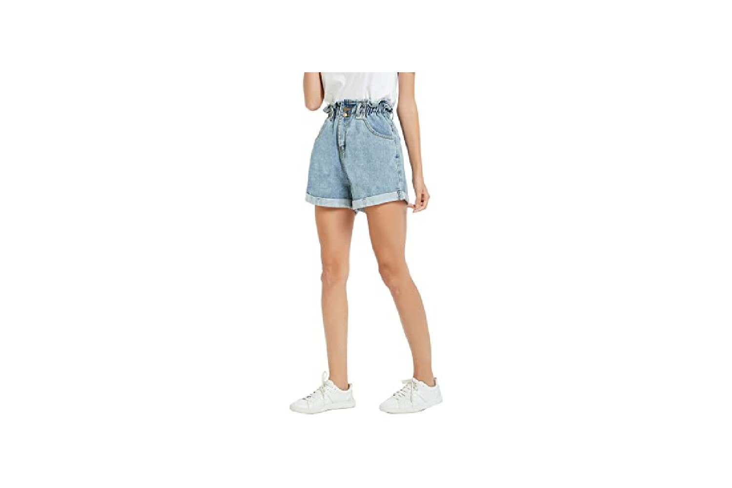 high waisted denim shorts reviews