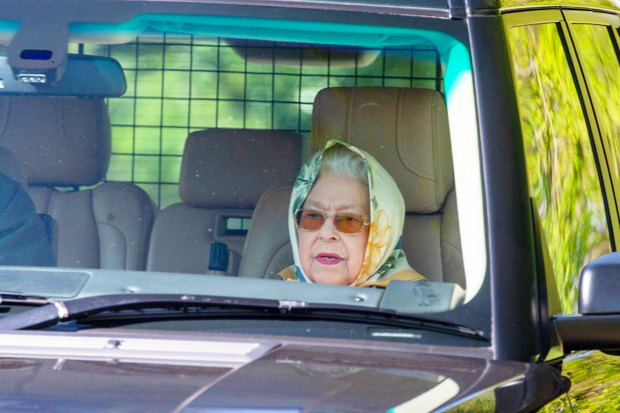 Queen Elizabeth at Sandringham