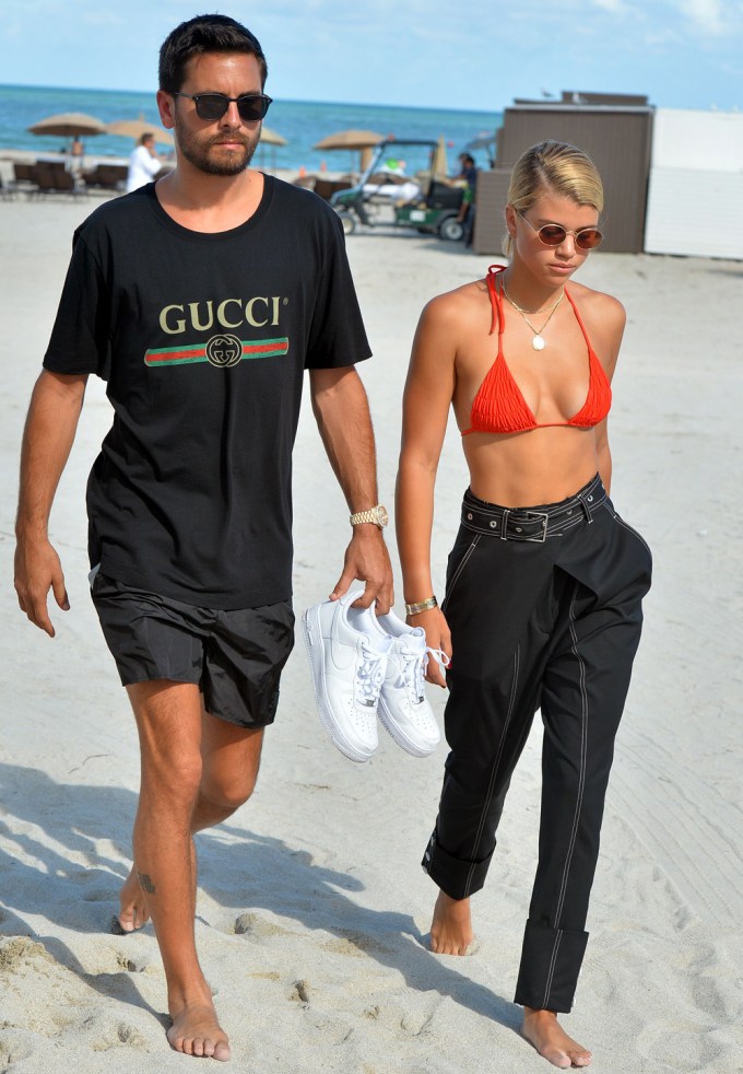 Scott Disick & Sofia Richie In Miami