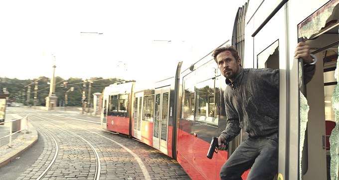 Ryan Gosling On A Train