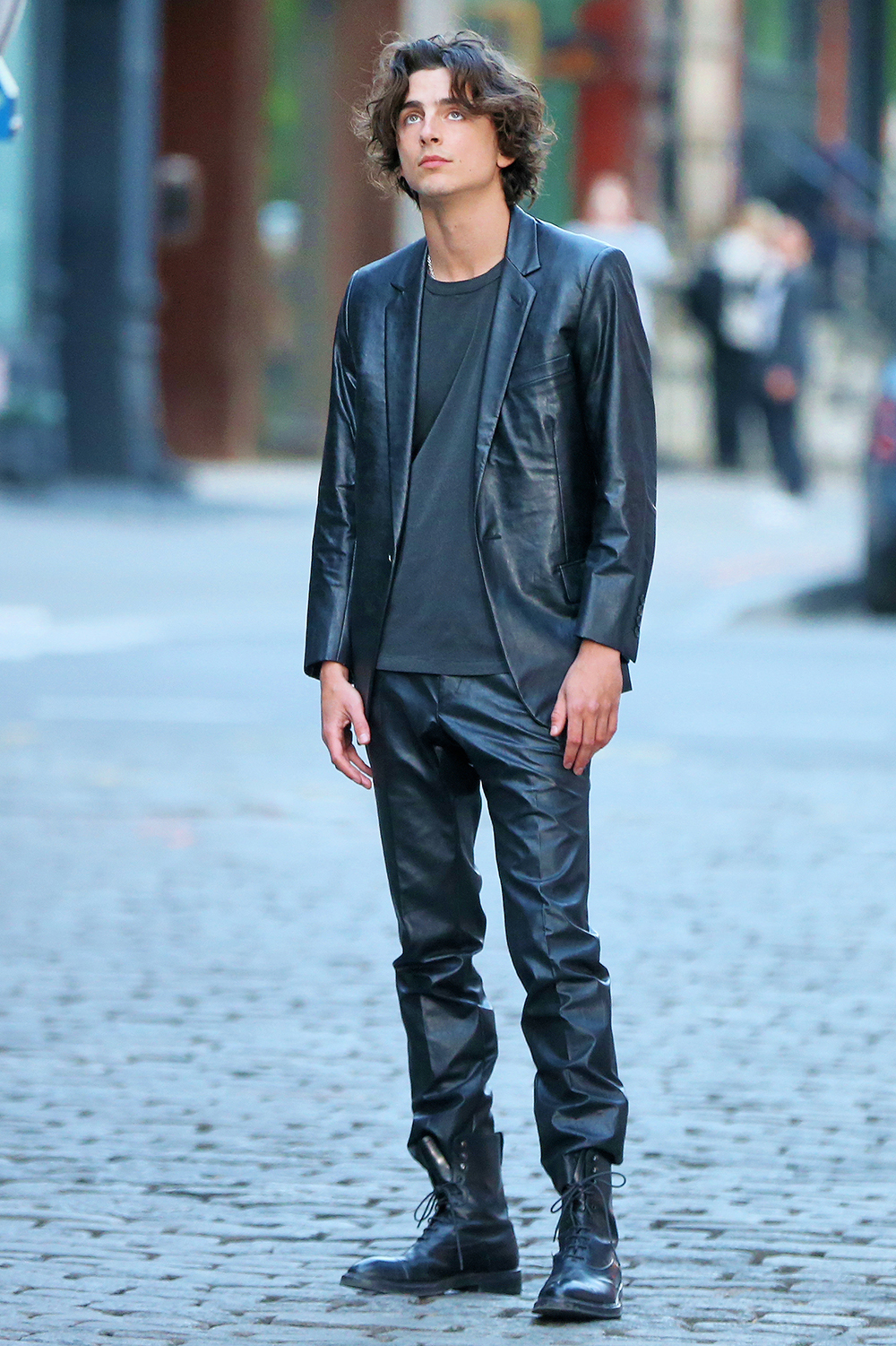 Timothee Chalamet All Leather Look Spl