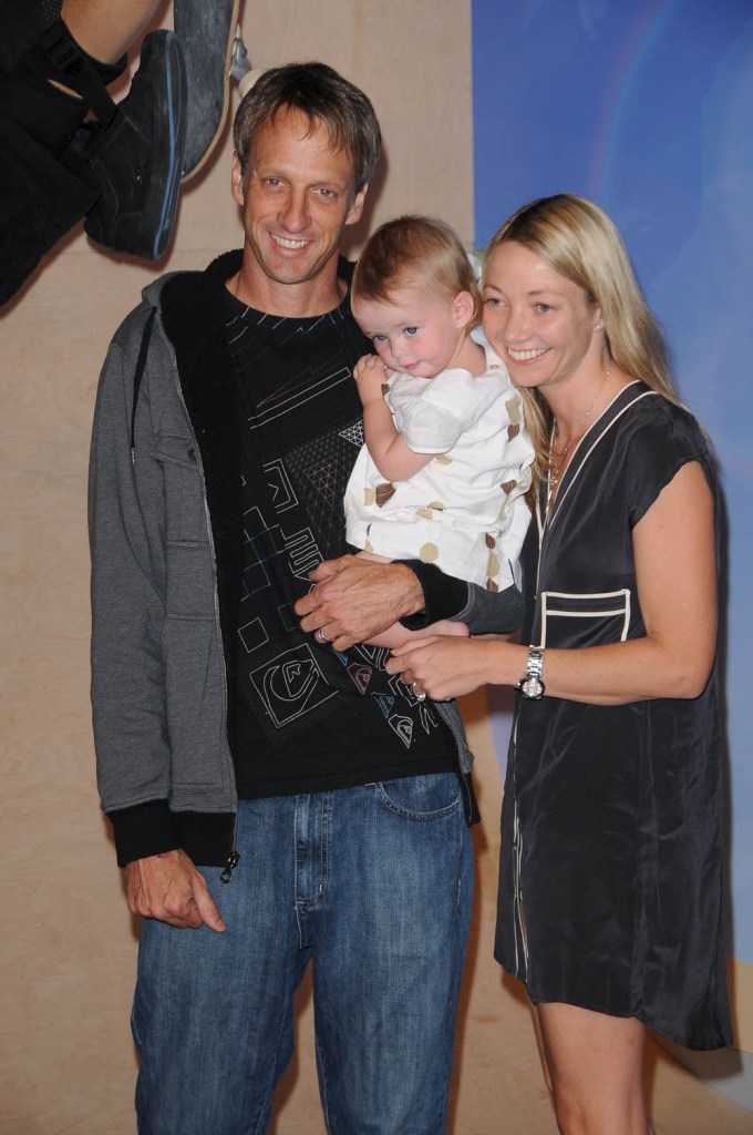 Tony Hawk & Baby Kadence In 2009