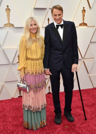 Tony Hawk and Catherine Goodman
94th Annual Academy Awards, Arrivals, Los Angeles, USA - 27 Mar 2022