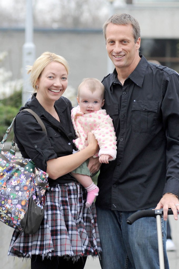 Tony Hawk & Family In 2009
