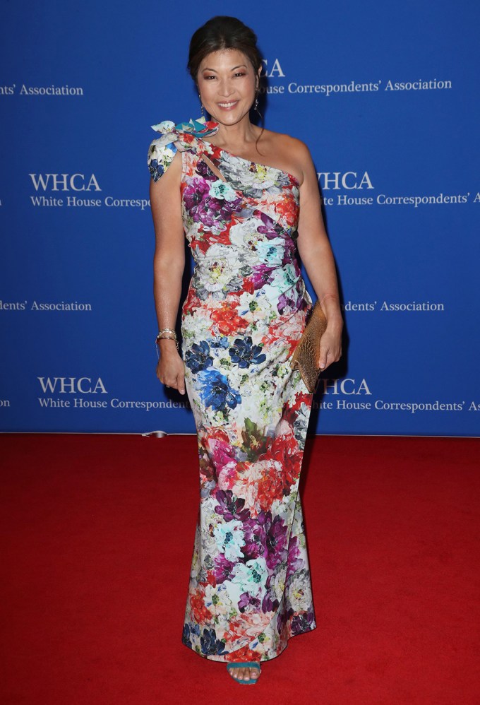Juju Chang Rocks Floral Gown For White House Correspondents’ Dinner