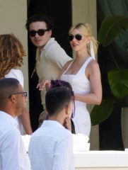 Newlyweds Brooklyn and Nicola Peltz look radiant as they step out for brunch on Sunday the day after their flashy Palm Beach nuptials.
Husband and wife were seen at the Peltz familys stunning Florida pad on day three of the star-studded wedding extravaganza.
The bride wore a white dress and matching ribbon in her flowing blonde ponytail while Brooklyn looked dapper in cream knitted shirt.
Their romantic outing came as a lavish brunch was being held at a huge marquee set up in sprawling tropical gardens out back of the Peltz residence.
David and Victoria’s eldest son and actress Nicola tied the knot at her ultra wealthy family’s USD 76 million oceanfront estate.Pictured: brooklyn beckham,nicola peltz
Ref: SPL5302812 100422 NON-EXCLUSIVE
Picture by: RM / SplashNews.comSplash News and Pictures
USA: +1 310-525-5808
London: +44 (0)20 8126 1009
Berlin: +49 175 3764 166
photodesk@splashnews.comWorld Rights, No United Kingdom Rights