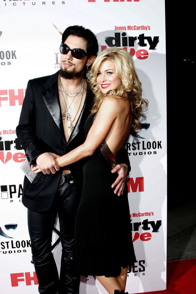 Carmen Electra and Dave Navarro at the ‘Dirty Love’ premiere