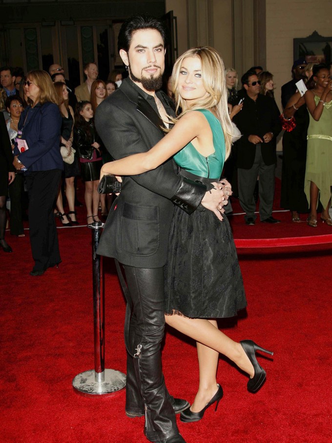 Dave Navarro and Carmen Electra at the 2005 American Music Awards