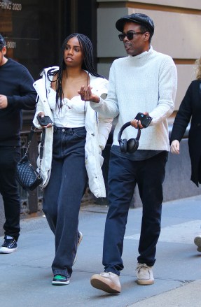 Chris Rock spends quality time with daughter Zahra while shopping after having lunch in Manhattan's Soho area. 08 Mar 2020 Pictured: Chris Rock and Daughter Zahra. Photo credit: LRNYC / MEGA TheMegaAgency.com +1 888 505 6342 (Mega Agency TagID: MEGA626437_002.jpg) [Photo via Mega Agency]
