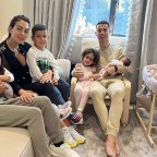 Cristiano Ronaldo shares Family photo with New Born Baby Girl, Manchester, UK - 21 Apr 2022