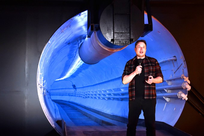 Elon Musk giving a speech