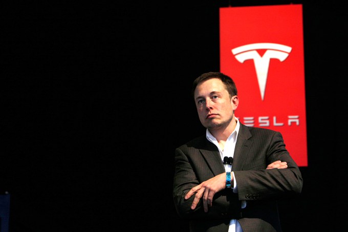 Elon Musk Speaks At An Auto Show