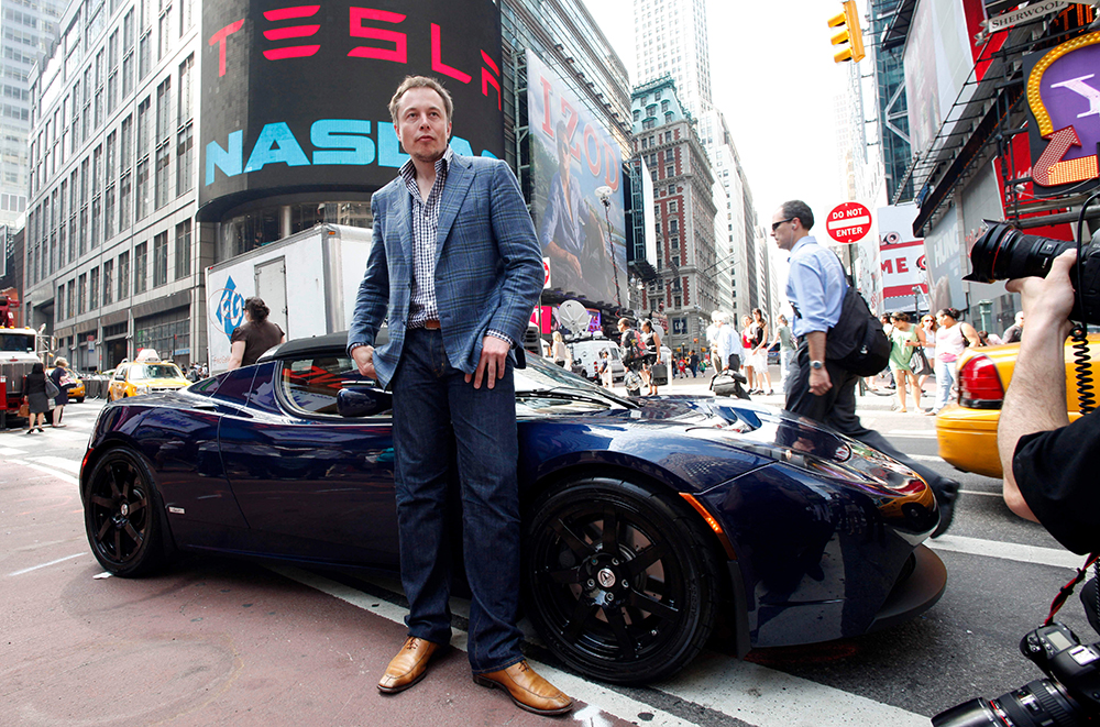 Tesla Motors IPO, New York, USA