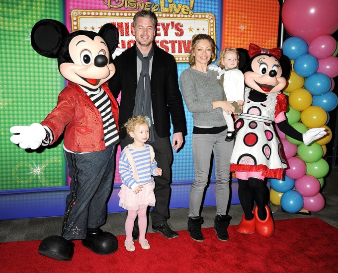 Eric Dane & Rebecca Gayheart Bring Their Kids To Disney Live!