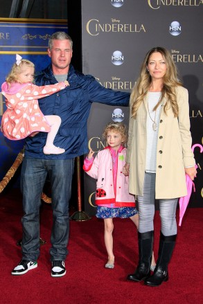 Us Actors Eric Dane and Rebecca Gayheart Arrive with Their Daughters Georgia (l) and Billie (r) For the World Premiere of Disney's 'Cinderella' at the El Capitan Theatre Hollywood Los Angeles California Usa 01 March 2015 the Movie Opens in the Us on 13 March 2015 United States Los AngelesUsa Film Premiere - Mar 2015