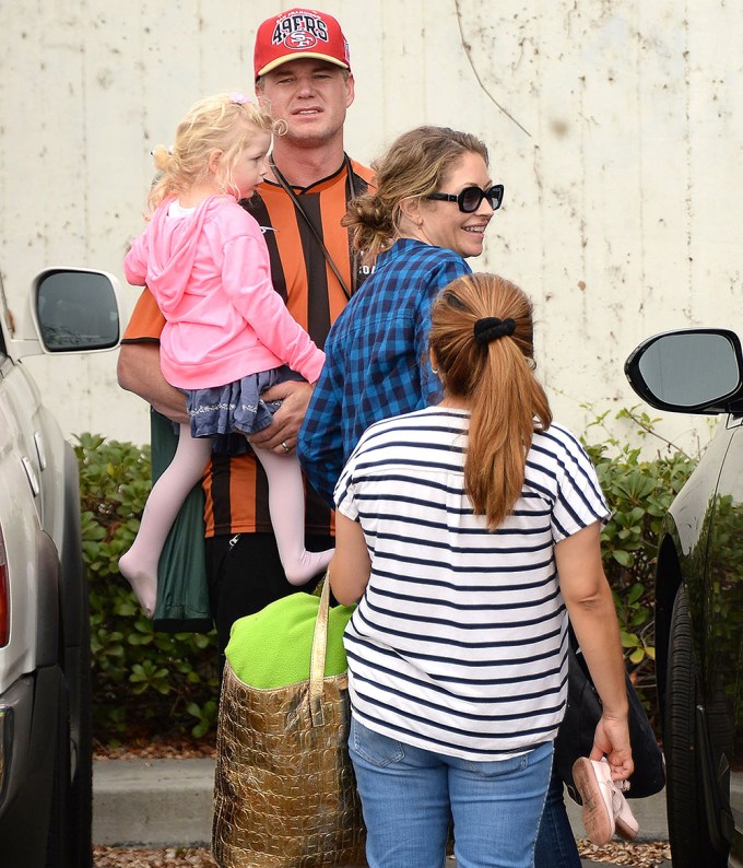 Rebecca Gayheart & Eric Dane Out With Their Kids