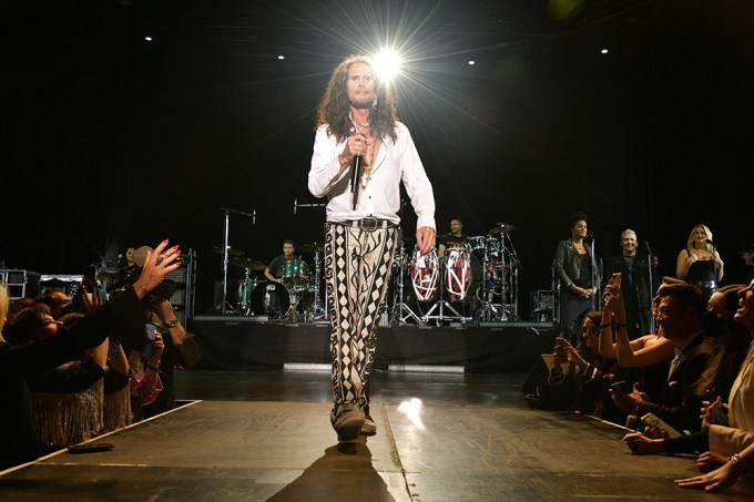 Steven Tyler Takes The Stage