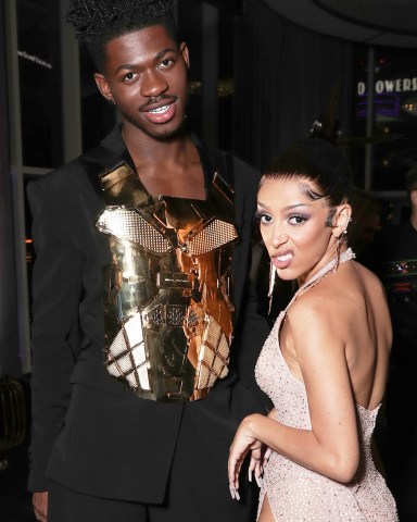 Lil Nas X and Doja Cat
Sony Music Entertainment 2022 Post-Grammy Reception, Waldorf Astoria, Las Vegas, USA - 03 Apr 2022