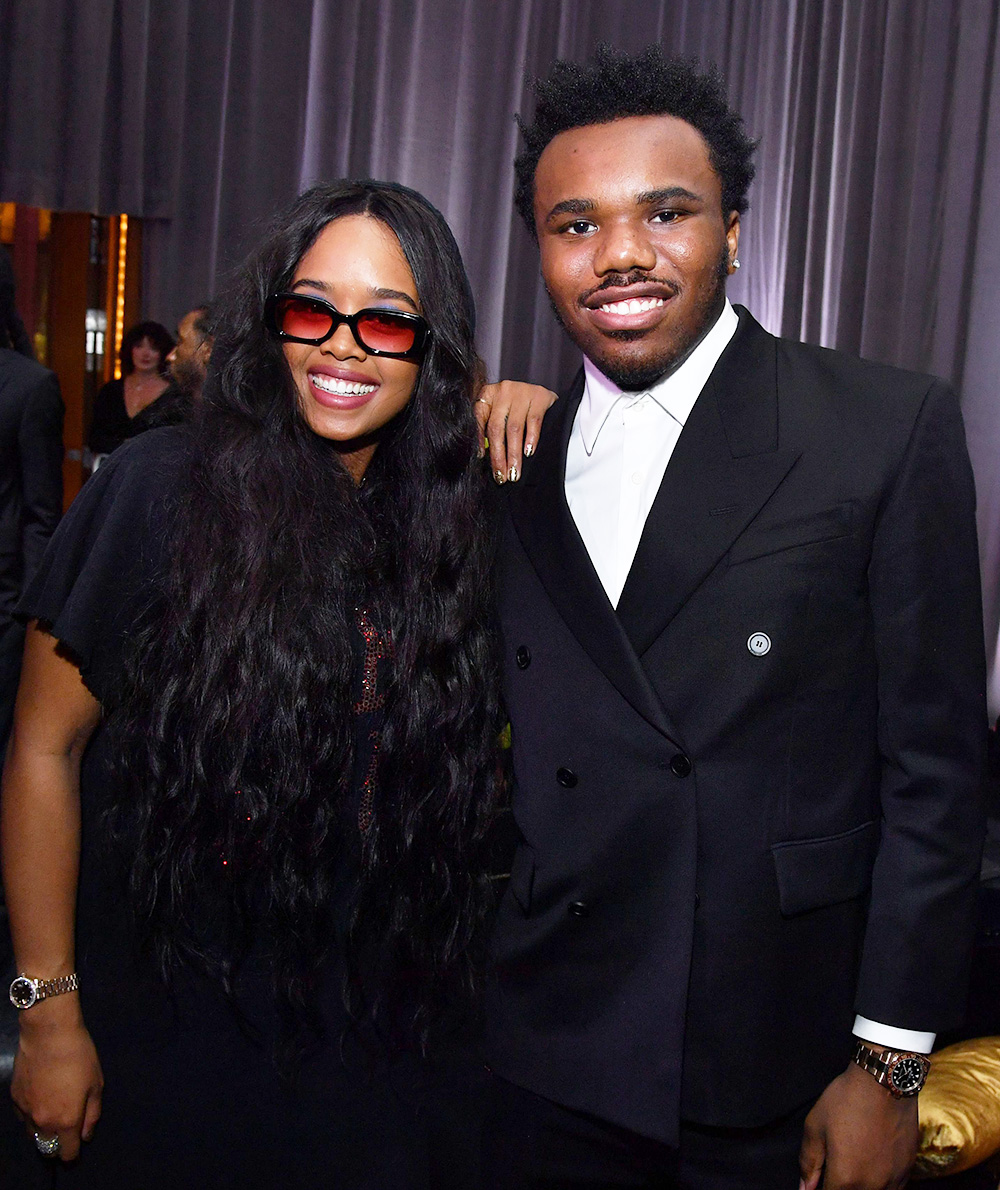 H.E.R. and Baby Keem
Sony Music Entertainment 2022 Post-Grammy Reception, Waldorf Astoria, Las Vegas, USA - 03 Apr 2022