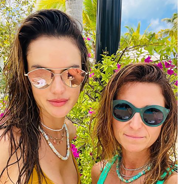 Supermodel Alessandra Ambrosio Vacations at Baha Mar, The Bahamas