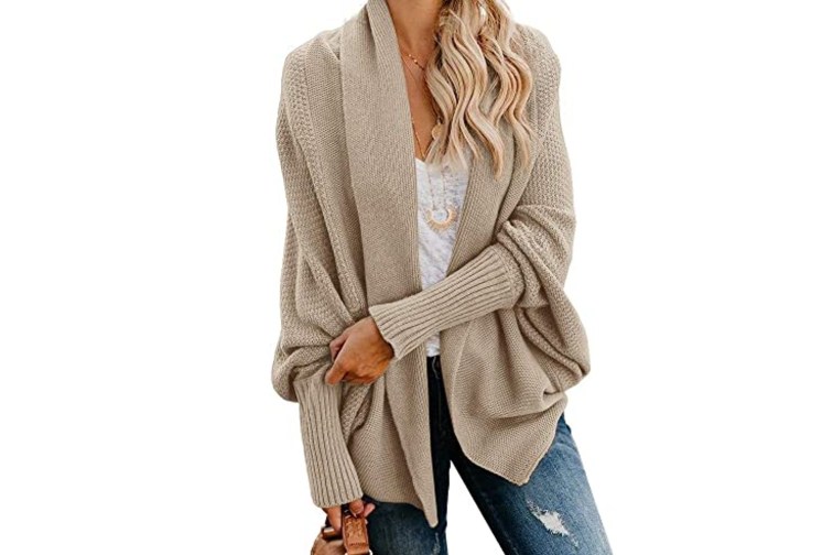 Highest-Rated Chubby Knit Cardigan Sweater of 2023 – Hollywood Life ...