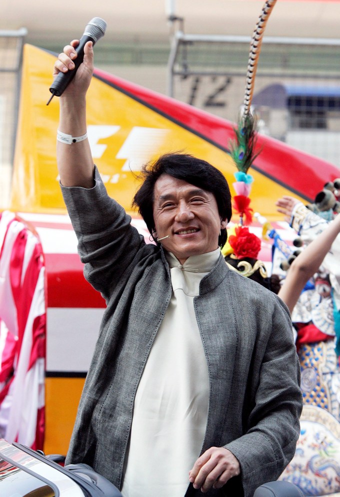 Jackie Chan At The China Grand Prix
