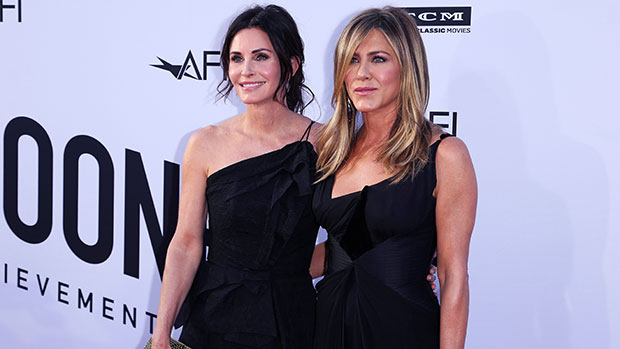 Courteney Cox & Jennifer Aniston Reunite To Show That They’re ‘Friends Forever’: Watch