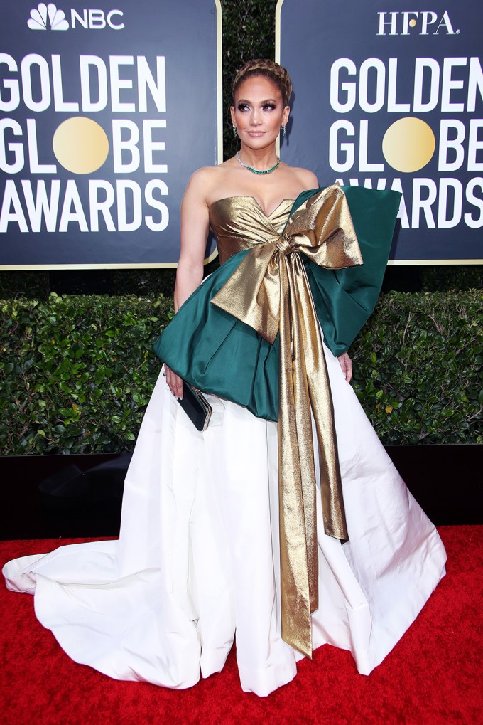 Jennifer Lopez At The 2020 Golden Globes