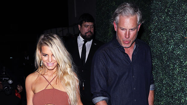 Jessica Simpson Slays In Tight Cutout Dress With Eric Johnson At Jessica Alba’s Birthday Party