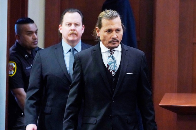 Johnny Depp In Court In 2022