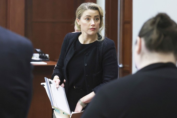 Amber Heard In The Court Room