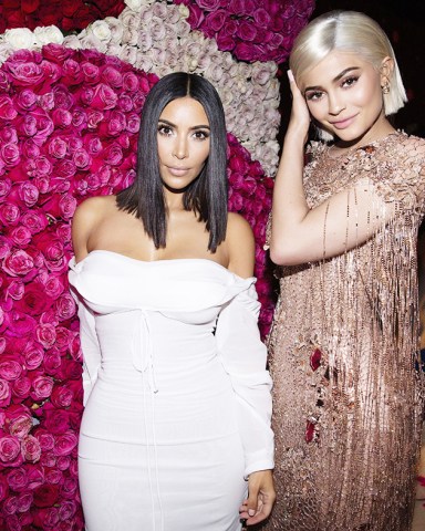 Exclusive - Premium Rates Apply. Call your Account Manager for pricing.
Mandatory Credit: Photo by Taylor Jewell/Vogue/Shutterstock (8779847cc)
Kim Kardashian West and Kylie Jenner
The Costume Institute Benefit celebrating the opening of Rei Kawakubo/Comme des Garcons: Art of the In-Between, Inside, The Metropolitan Museum of Art, New York, USA - 01 May 2017