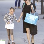 Kate Winslet picking up daughter Mia from School in New York, America - 17 Apr 2009