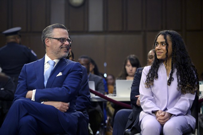 Dr. Patrick & Lelia At The SCOTUS Confirmation Hearing
