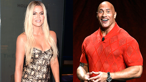 Khloe Kardashian and Dwayne Johnson